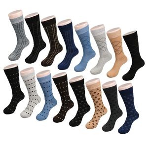 Men’s Size 6-12 Patterned Dress Socks
